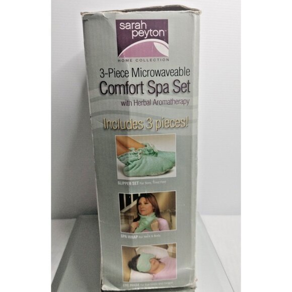 SARAH PEYTON 3 PIECE PINK  MICROWAVEABLE COMFORT SPA HERBAL AROMATHERAPY NEW - Picture 7 of 11